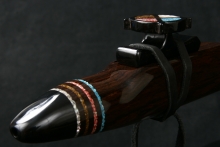 African Blackwood  Native American Flute, Minor, Bass B-3, #E17L